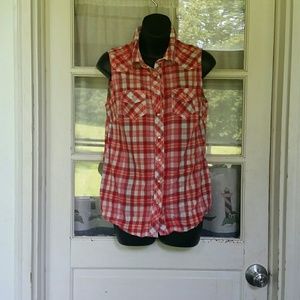 Red flannel top