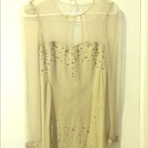 Tight beaded/ sparkly / sheer dress