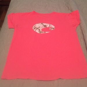 Costa emblem pink shirt