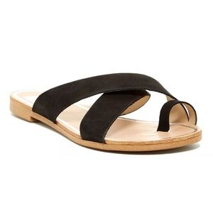 Dolce Vita Black Leather Sandals👡