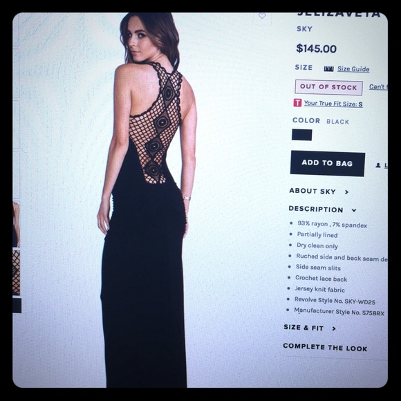 Sky maxi dress