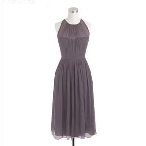 J. Crew Megan Silk Chiffon Dress Petite