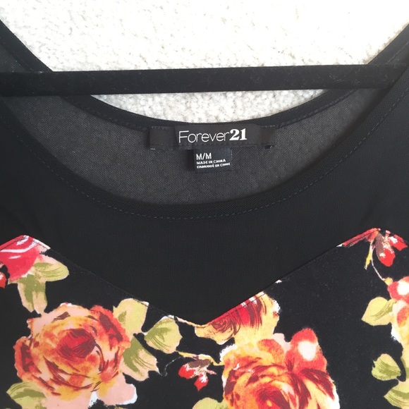 🌺F21 Floral Bodycon Dress🌺 - Picture 3 of 4