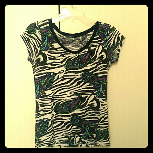 Zebra print shirt - Picture 1 of 2