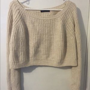 Cozy cropped sweater