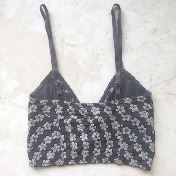 Free People Blue Floral Bralette - Picture 3 of 4