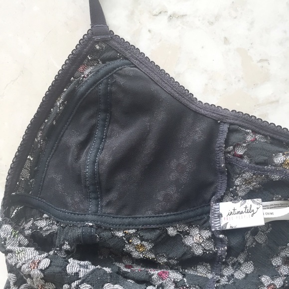 Free People Blue Floral Bralette - Picture 4 of 4
