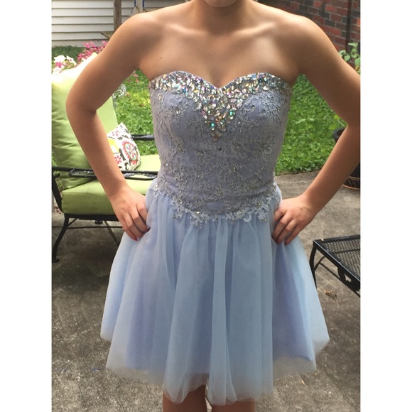 Periwinkle homecoming dress