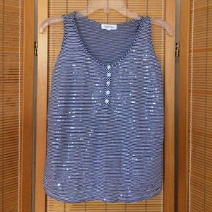 Striped tank top from Calvin Klein