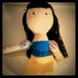 Crochet snow white doll