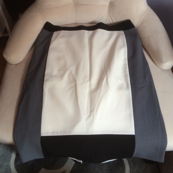 Black white and grey pencil skirt