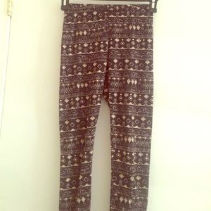 Aztec Print Leggings