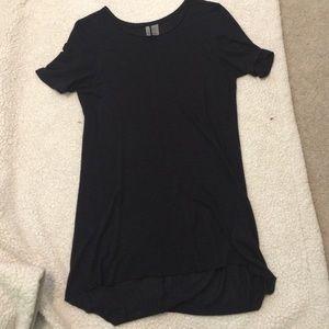 Black t-shirt dress