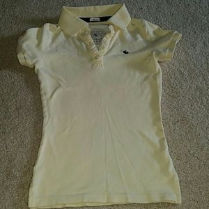 Abercrombie and fitch polo yellow