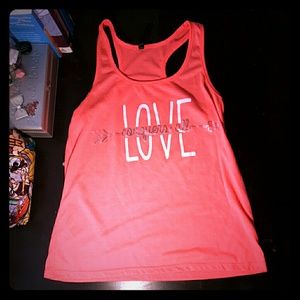 "Love conquers all" tank top