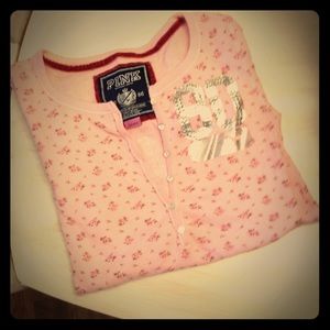 PINK BY VS LONG SLEEVE TOP