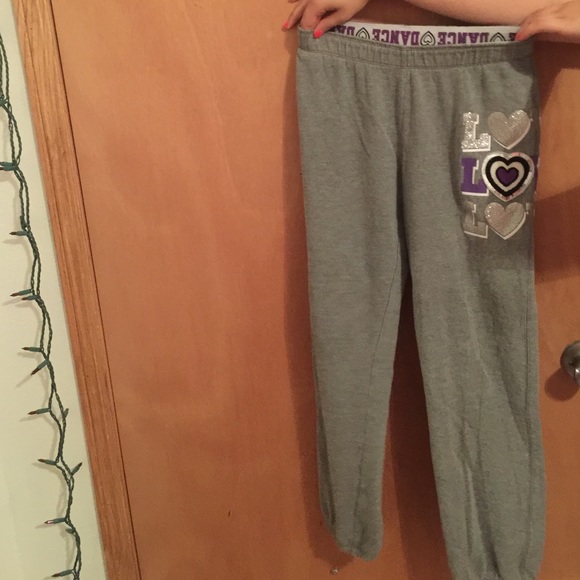 Purple and grey sweatpants - Picture 1 of 1