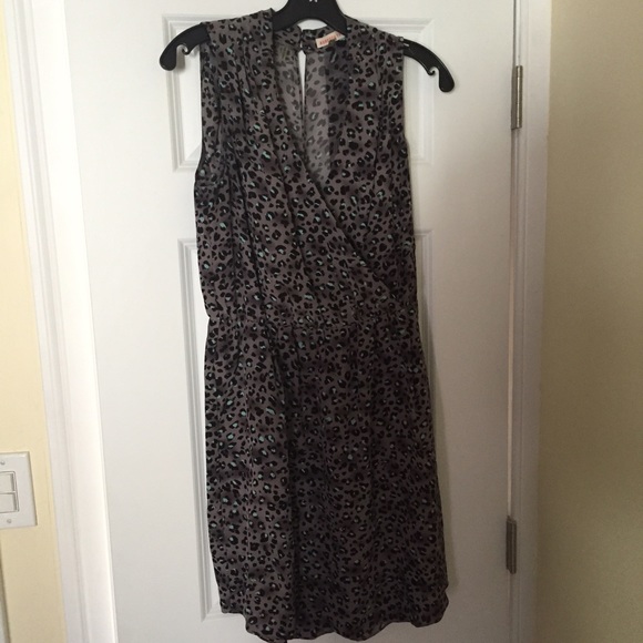 Sleeveless Leopard Print Dress