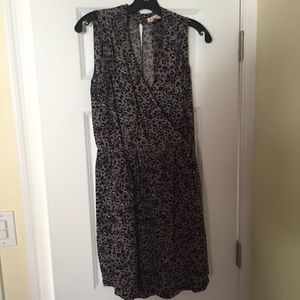 Sleeveless Leopard Print Dress