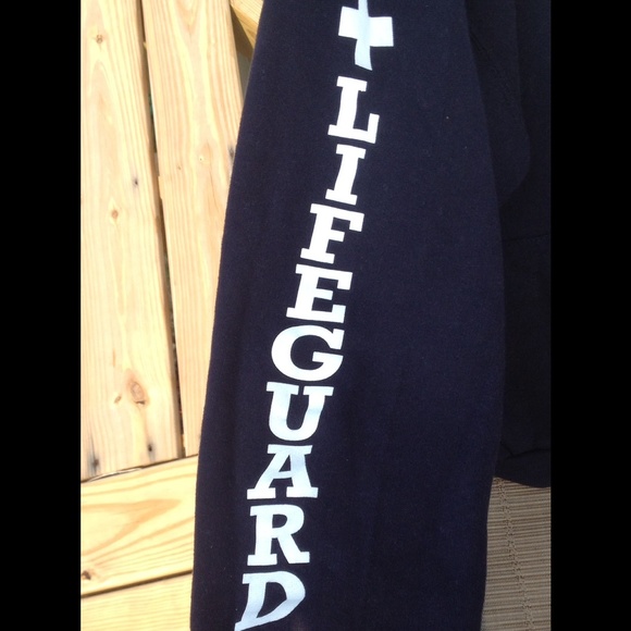 Woman's Lifeguard sweatshirt with hood - Picture 2 of 4