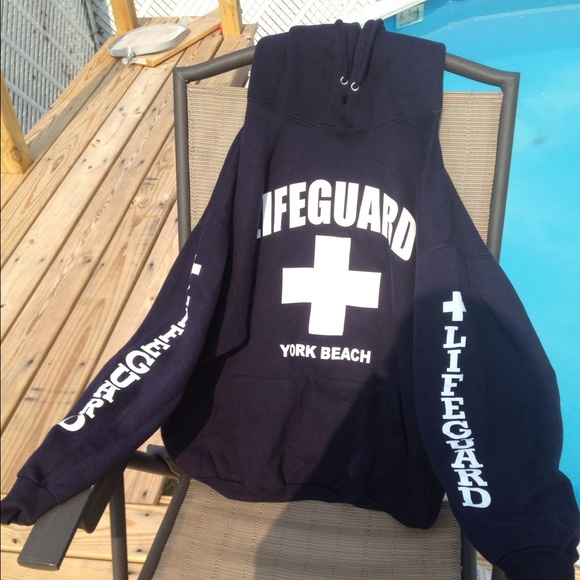 Woman's Lifeguard sweatshirt with hood - Picture 4 of 4