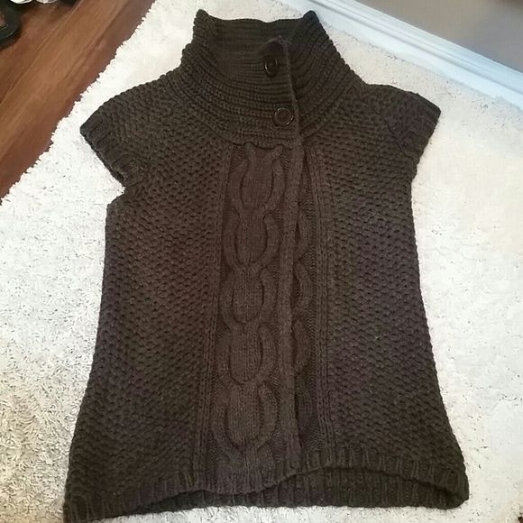 Express Sleeveless Brown Sweater - Picture 2 of 3