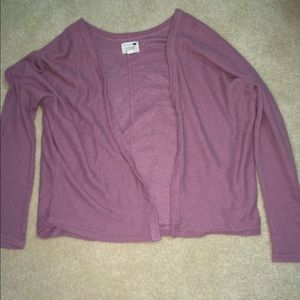 maroon cardigan!