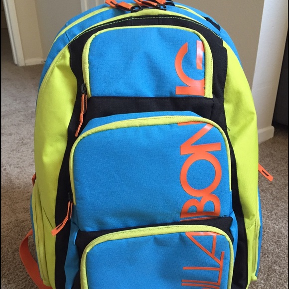 Billabong Travel Backpack - YLW/BL/OR - 9 gallons