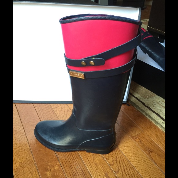 βSOLDβ πTommy Hilfiger Women's Rain Bootsπ - Picture 2 of 4