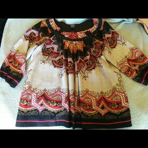 Multi colored blouse