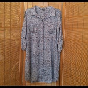 NWOT 3/4 sleeve Blue shirt dress from Lilla P