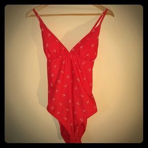 Adorable anchor one piece!
