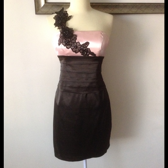 Lace One Shoulder Dress