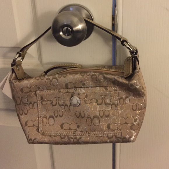 New with tags Gold Coach purse
