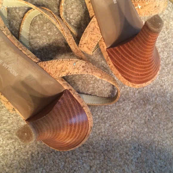 Adrienne Vittadini Sandals in Neutral Tan - Picture 3 of 3