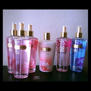 6 bottles: Victoria's Secret Body Spray & Lotion