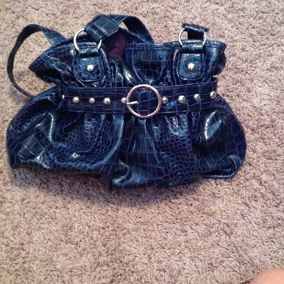 Dark violet purse