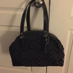 Large Black Coach Bag