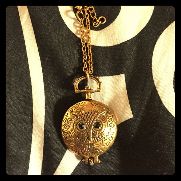 Gold Owl necklace