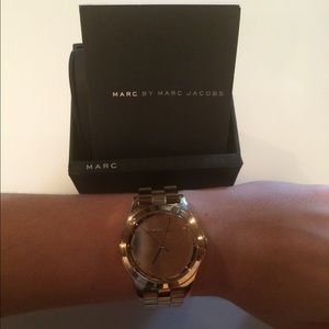Authentic gold women's Marc Jacobs watch