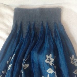 Strapless summer dress