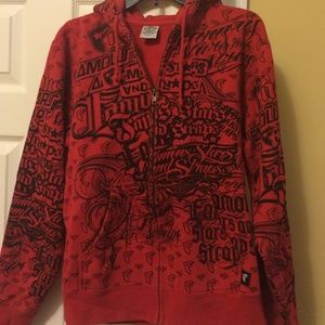 Two Famous Stars and Straps zip up hoodies!