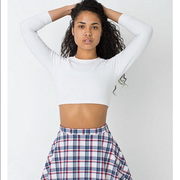 Long sleeve ponte crop raglan sleeve - Picture 2 of 2