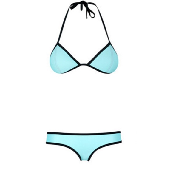 Blue/black bikini. Reversible. NEW