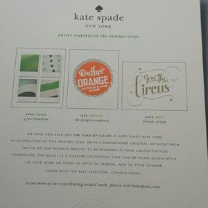 Kate spade artist portfolio  summer prints