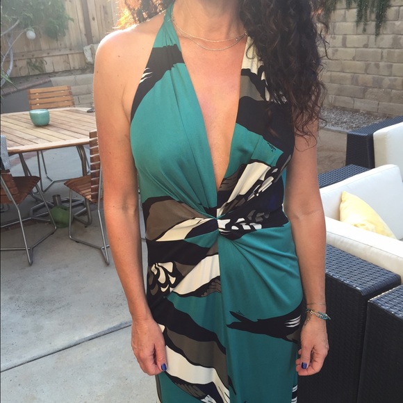 Beautiful authentic Issa long halter dress