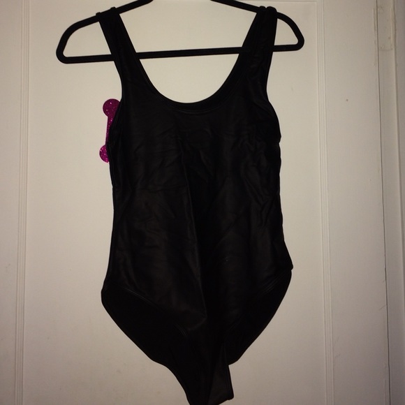 AA Nylon Matte Black Bodysuit