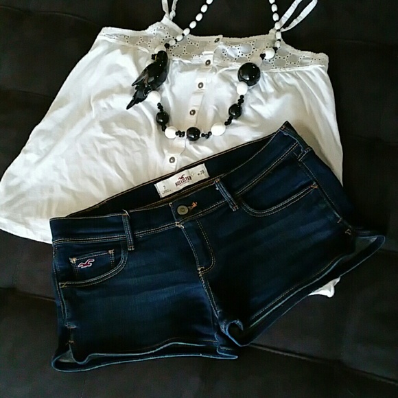 Hollister Denim - Hollister denim shorts