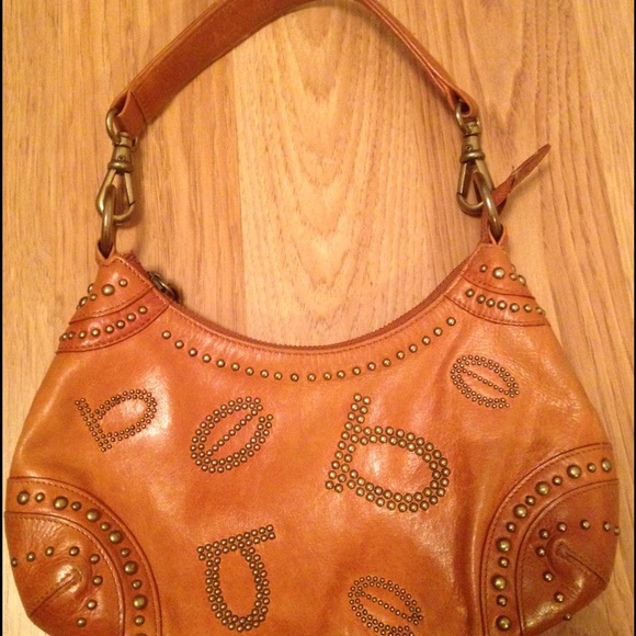 Bebe brown leather purse