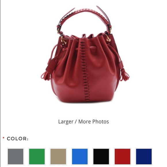 Authentic Eastide Genuine Leather bucket bag